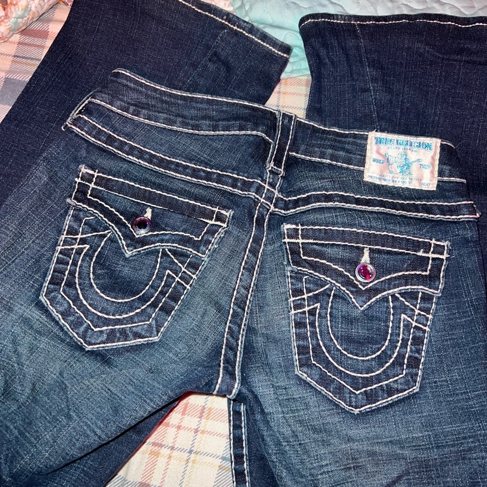 True Religion x Swavorski Womens Jeans